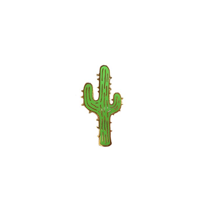 Cactus Enamel Pin for wholesale by Noteworthy Paper & Press