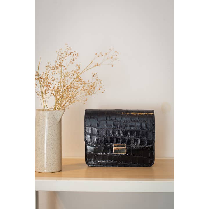 Cherry Paris - Wholesale Messenger Bag - Women's - MILENA CROCO bag - 407428