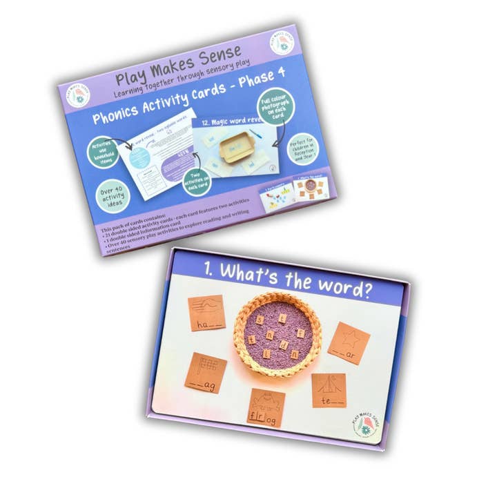 Phonics Activity Cards - Phase 4 Phonics Games & Activities for wholesale by Play Makes Sense