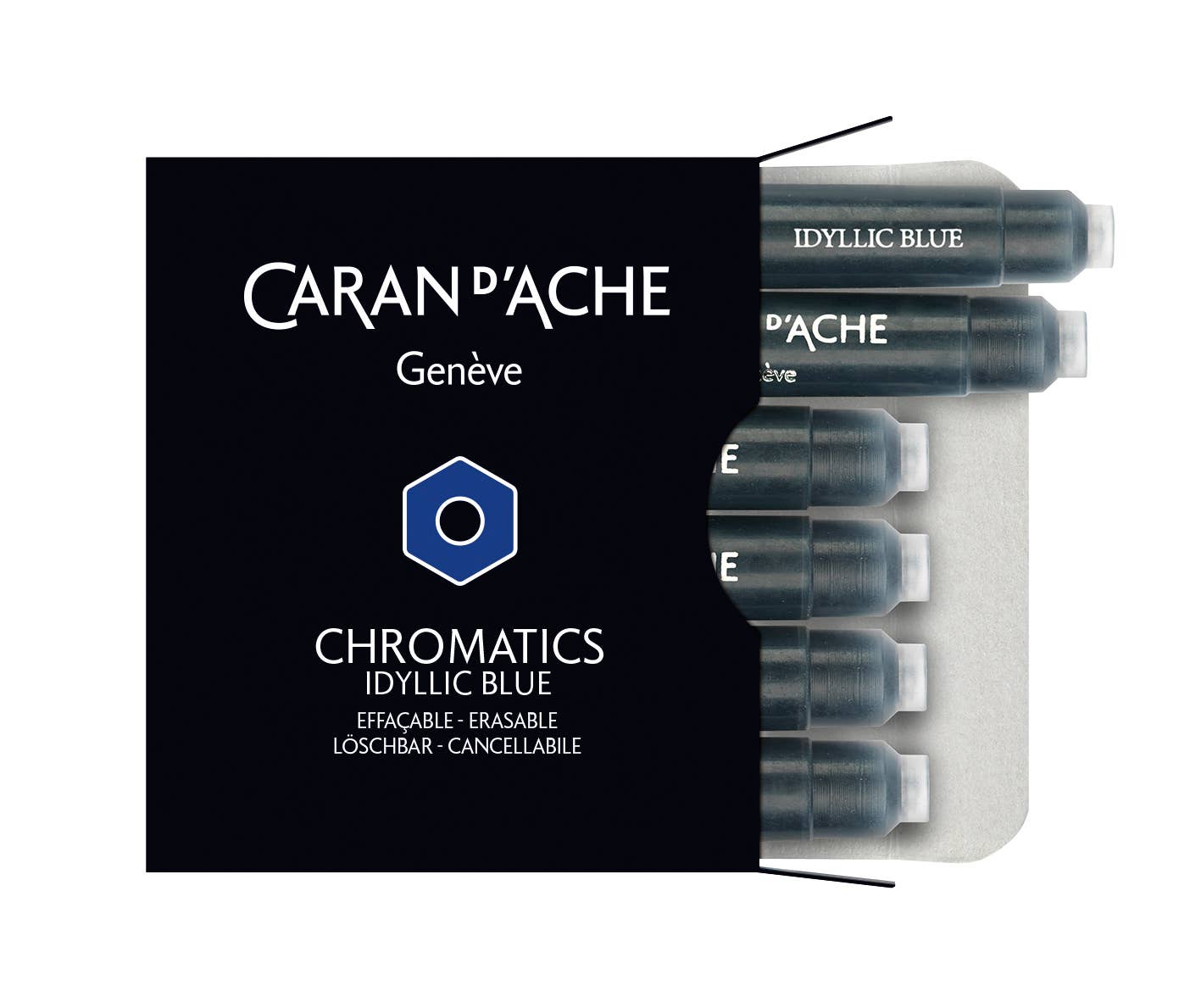 Caran d'Ache - Wholesale Writing Ink - Box of 6 Ink Cartridges CHROMATICS7