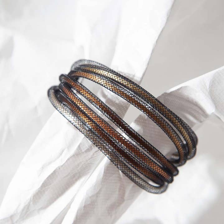Iskin Sisters - Wholesale Woven/Braided Bracelet - Pulsera de Vida Redonda - Metálicos*1