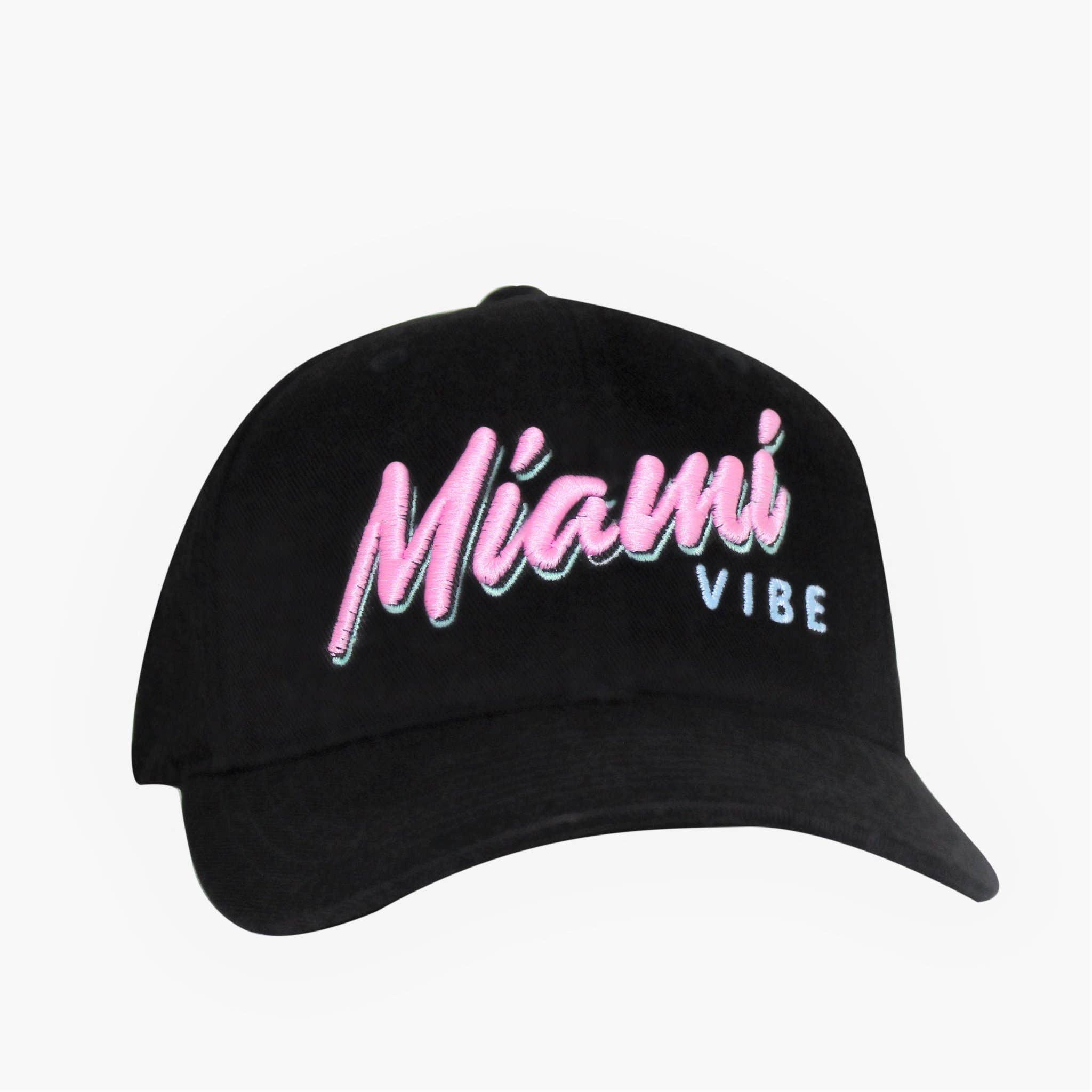 Bichōn - Wholesale Flat Brim Cap - Unisex - Miami Vibe Curved Brim Hat | Glows in the Dark6