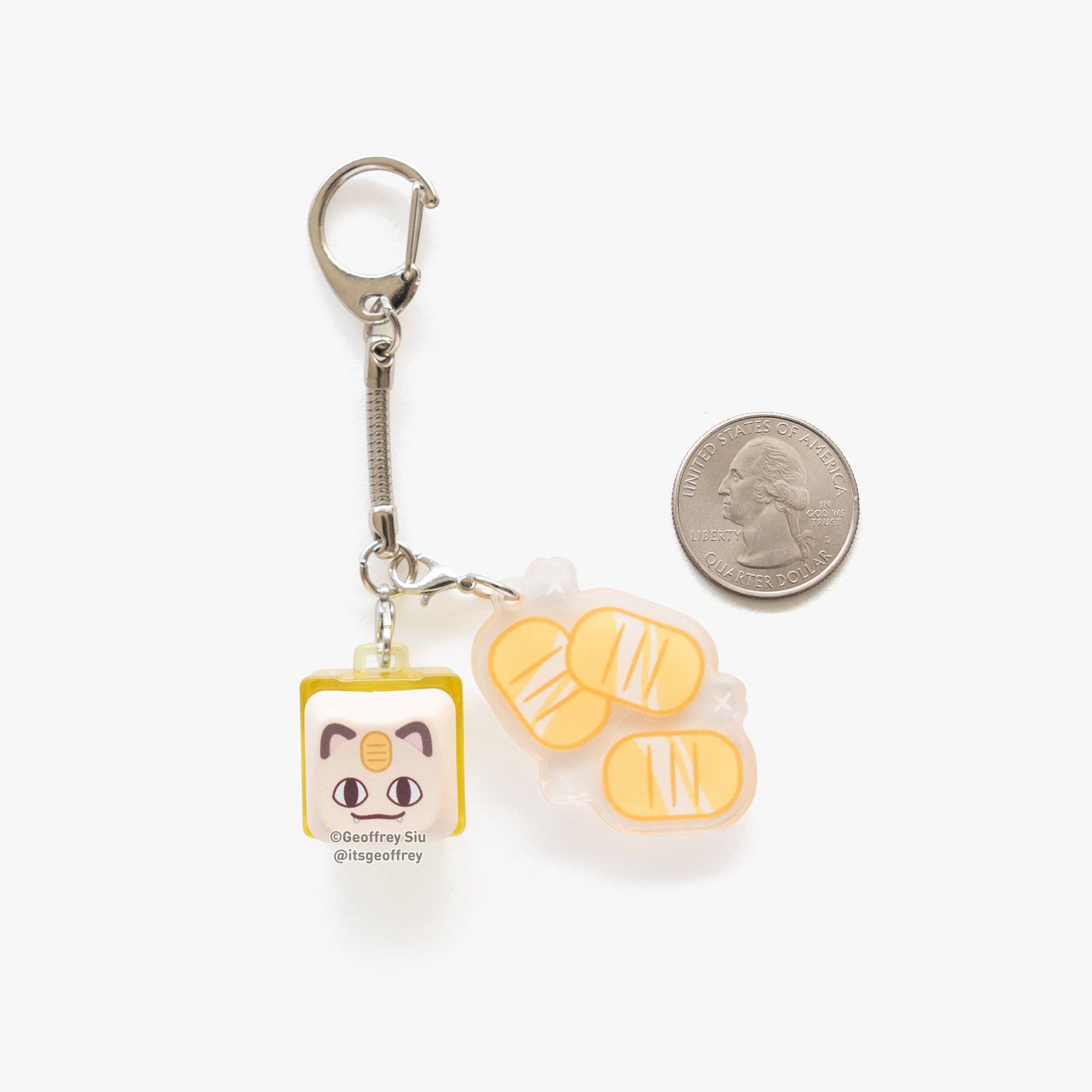 Geoffrey Siu Art LLC - Wholesale Keychain - Unisex - MAO Moneyowth Clicky Keychain2