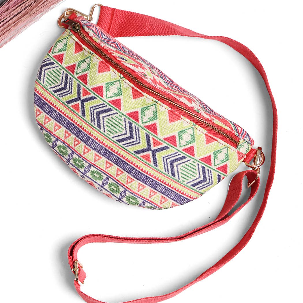 Fashion City - Vente Sac ceinture – femme - Sac banane à motif varié réglable en bandoulière19