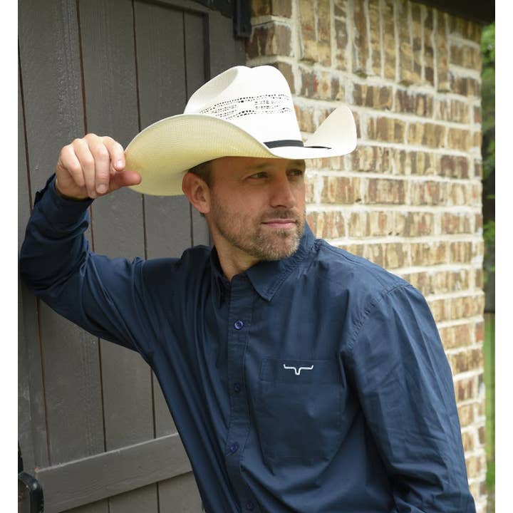 Bangora Straw Western Cowboy Hat - Style Bozeman for wholesale by American Hat Makers