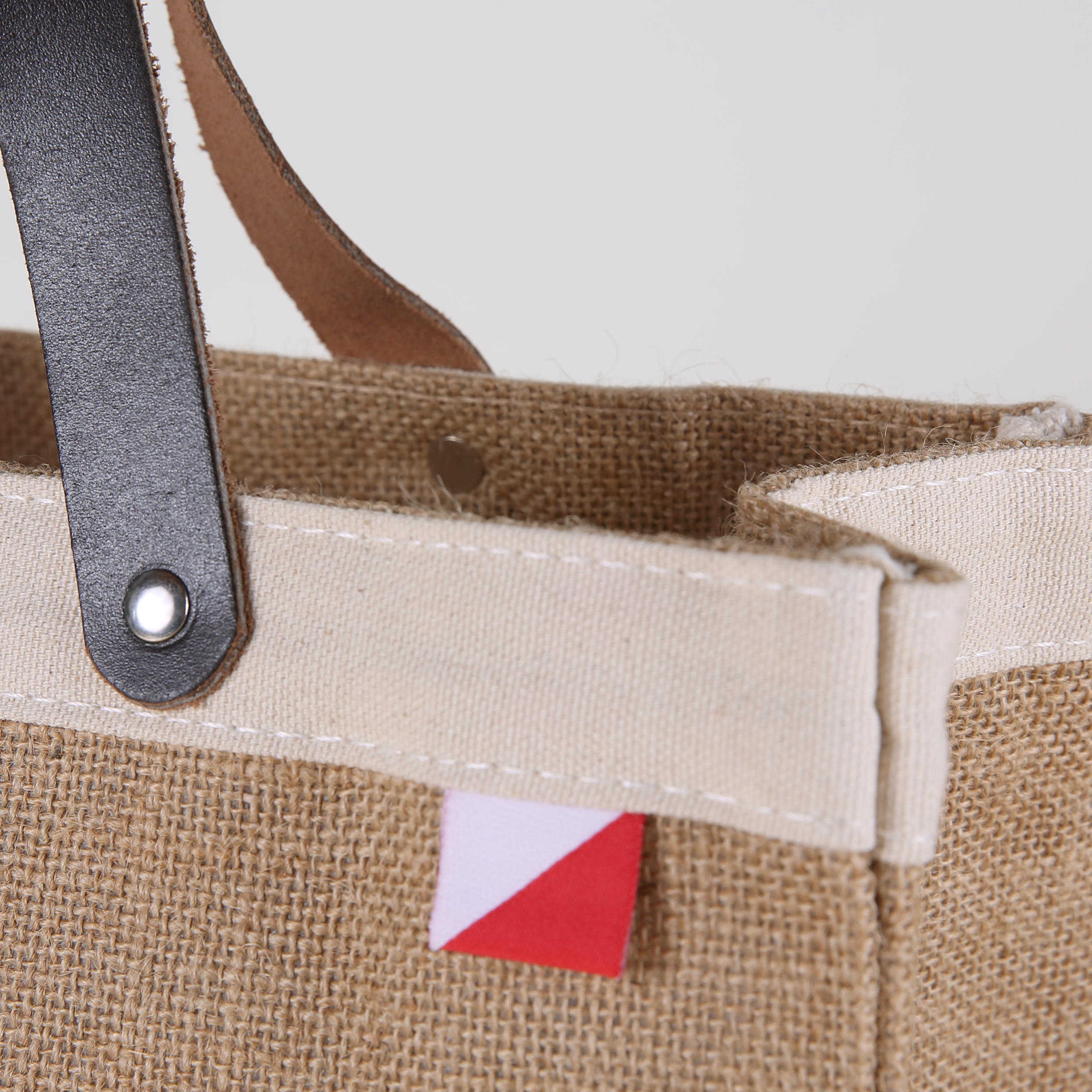 ShoreBags - Vendita all'ingrosso Borsa tote - Unisex - Borsa Tote Bodega in Juta e Pelle Personalizzabile con Marchio Privato2