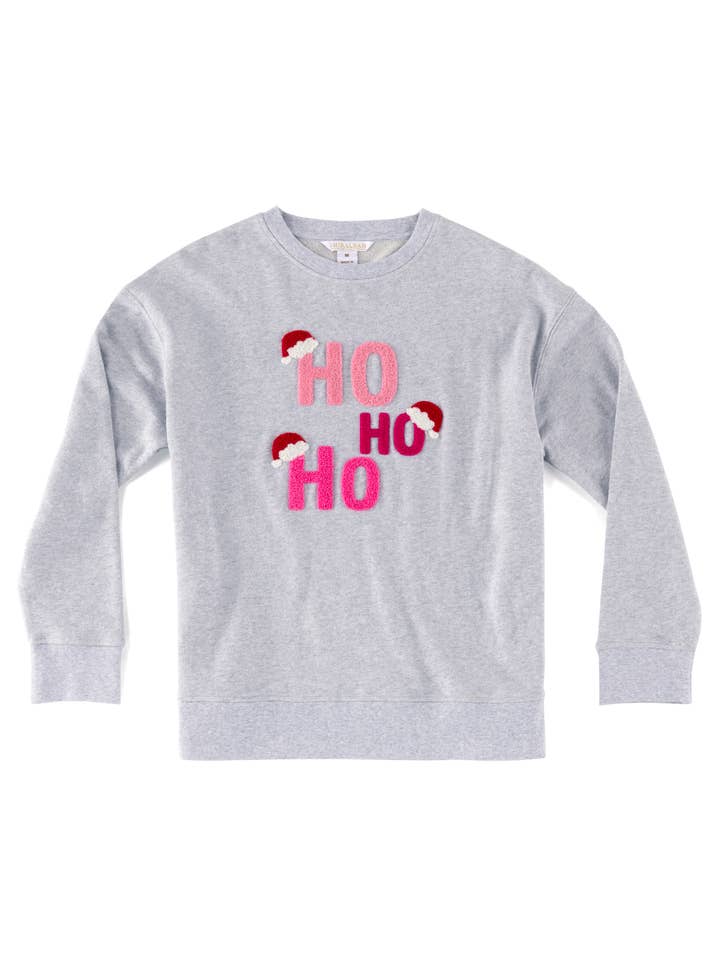 Shiraleah - Wholesale Sweatshirt - Women's - "HO HO HO" SWEATSHIRT