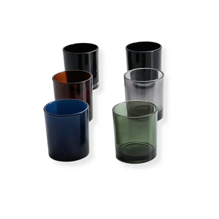 General Wax - Candle Making Supplies - Wholesale Candle Holder - 14 oz Havana Midnight - Candle Making Glass 2