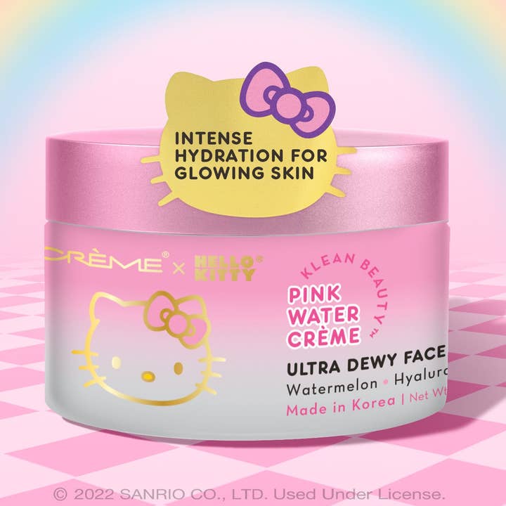 The Crème Shop x Hello Kitty Pink Water Crème for wholesale by GenFresh