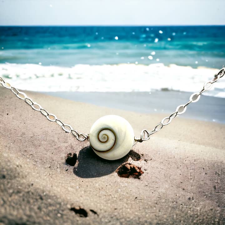 Jackie Gallagher Designs - Handmade Coastal Jewelry - Wholesale Pendant/Charm Necklace - Shiva Shell Necklace3
