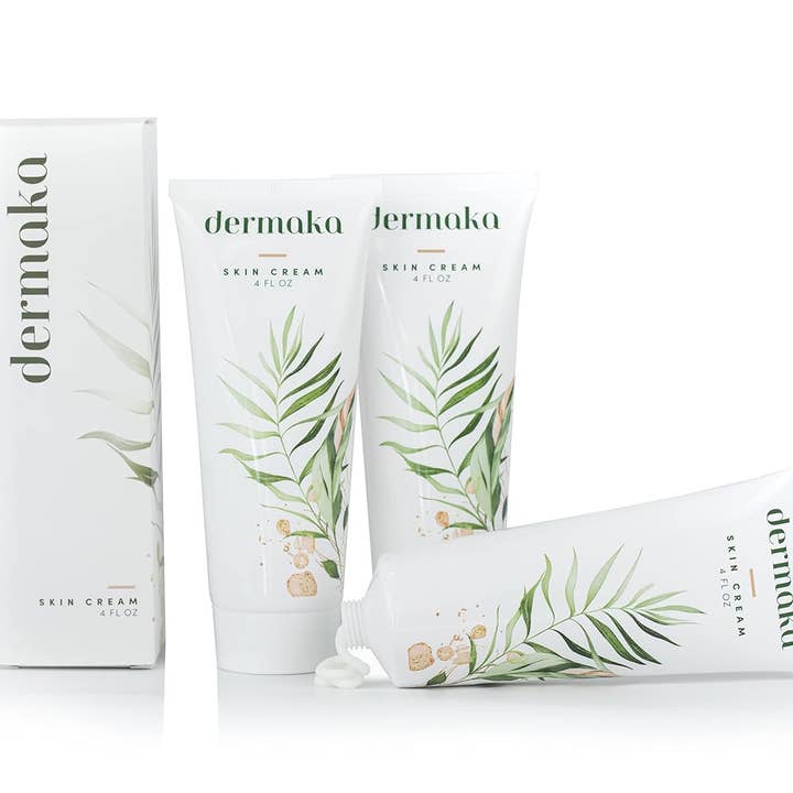 Dermaka Skin Cream 4 oz. 2pack All-Natural Skin Cream for wholesale by Dermaka Skin Products