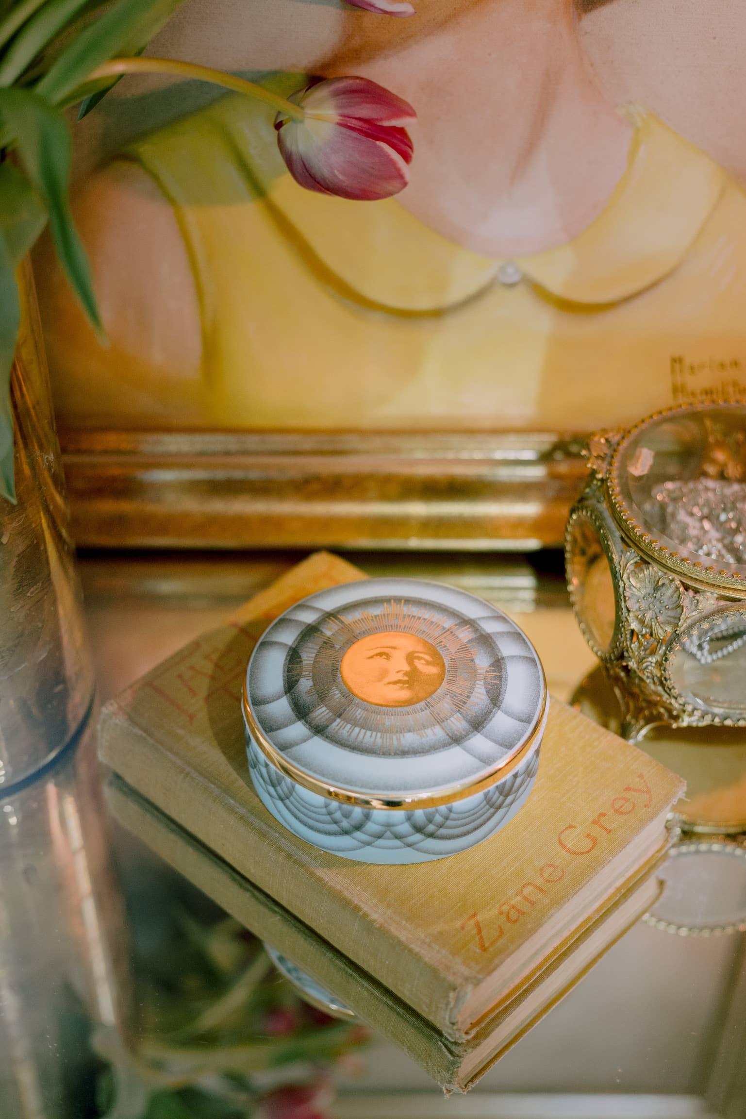 Spitfire Girl - Vente Boîte/rangement à bijoux - Boîte à bijoux en porcelaine fine Cosmic Rising avec or 22 kt5