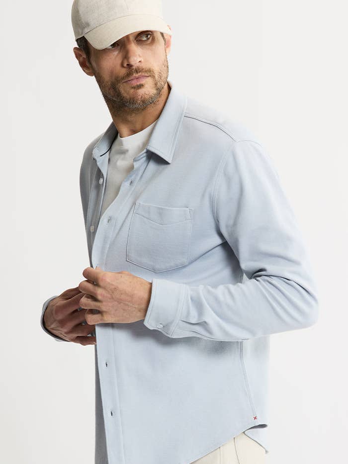 JACHS NY - Wholesale Button Down Shirt - Men's - Manor Long Sleeve Cotton Double Face Shirt15