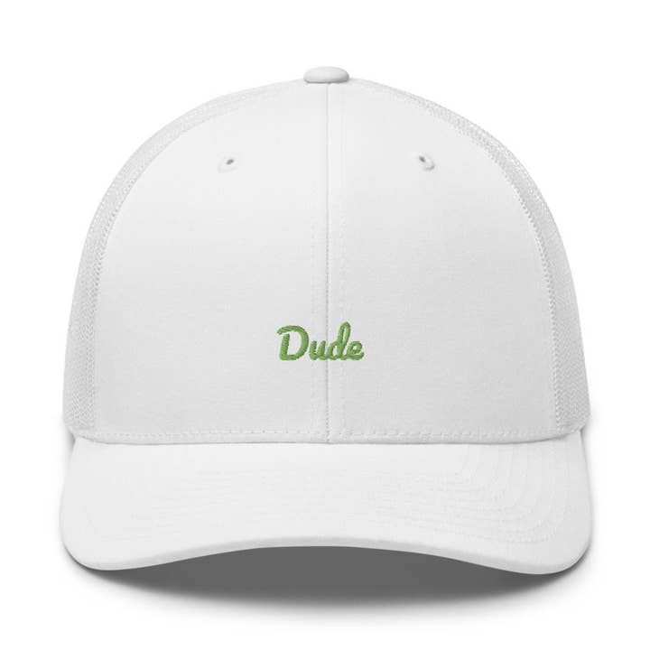 DUDE. Trucker Cap for wholesale by 858 The Label