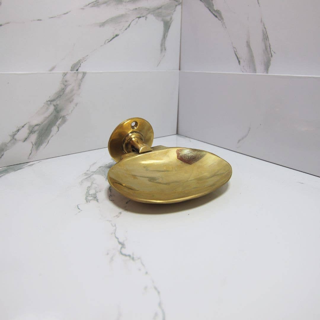bazarifinagh - Wholesale Bath Soap Dish - Handmade wall Mounted Brass Soap Dish with luxury design1
