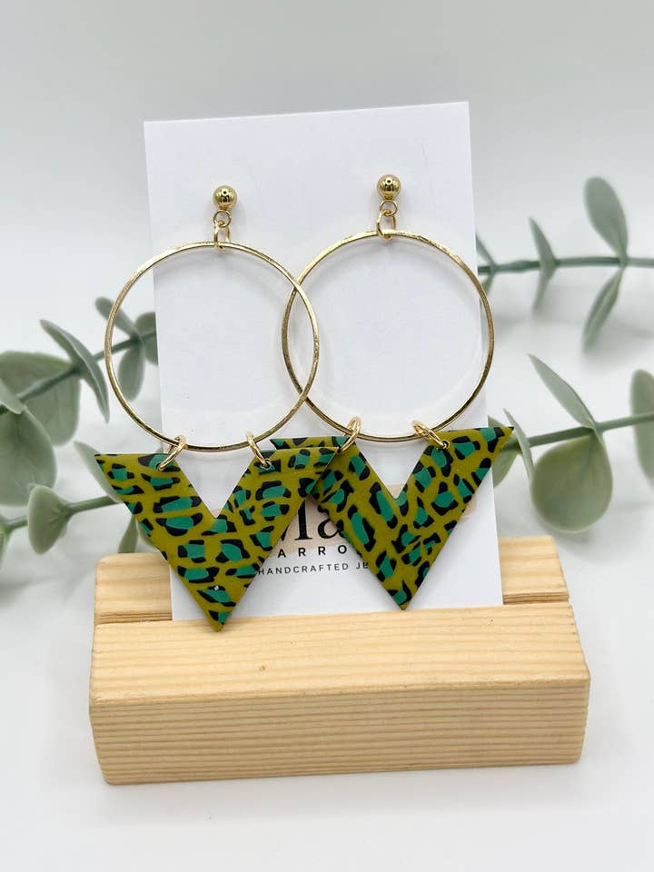 Lime Leopard Print - The Chevron for wholesale by Make Harrogate