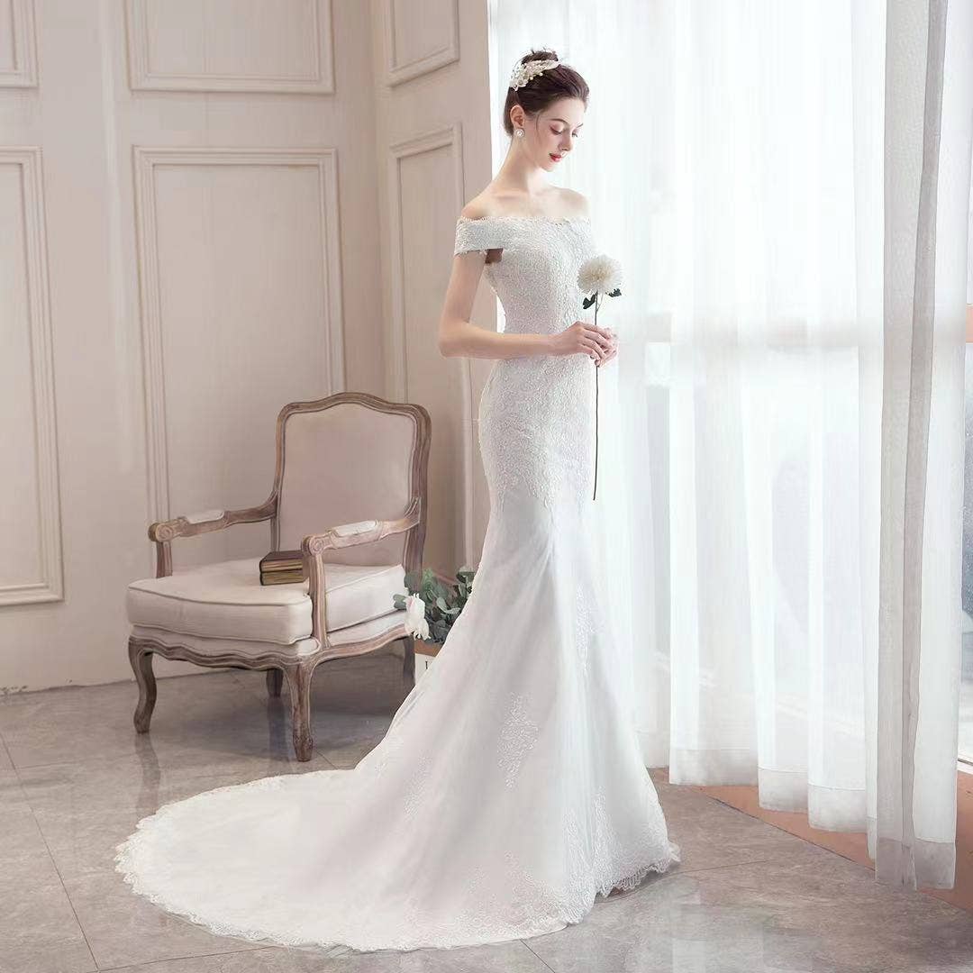 Invitadissimas - Wholesale Gown - Women's - A1802 train wedding dress0