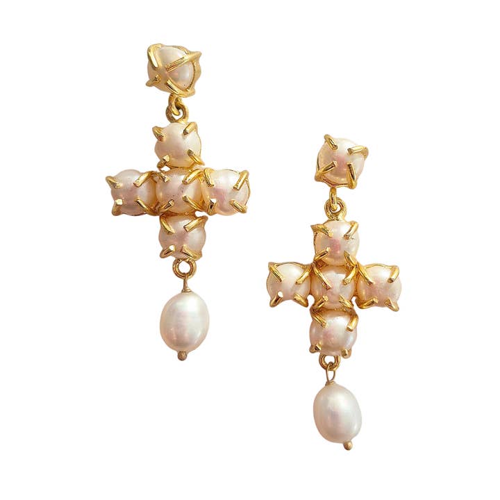 Freshwater Pearl Earring FJEA33241 for wholesale by ZODA