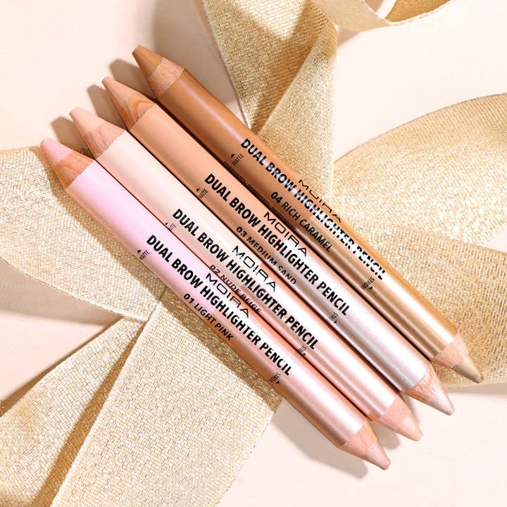 Moira Cosmetics – Großhandel Augenbrauenstift/Füller – Dual Brow Textmarker (004, Rich Caramel)4