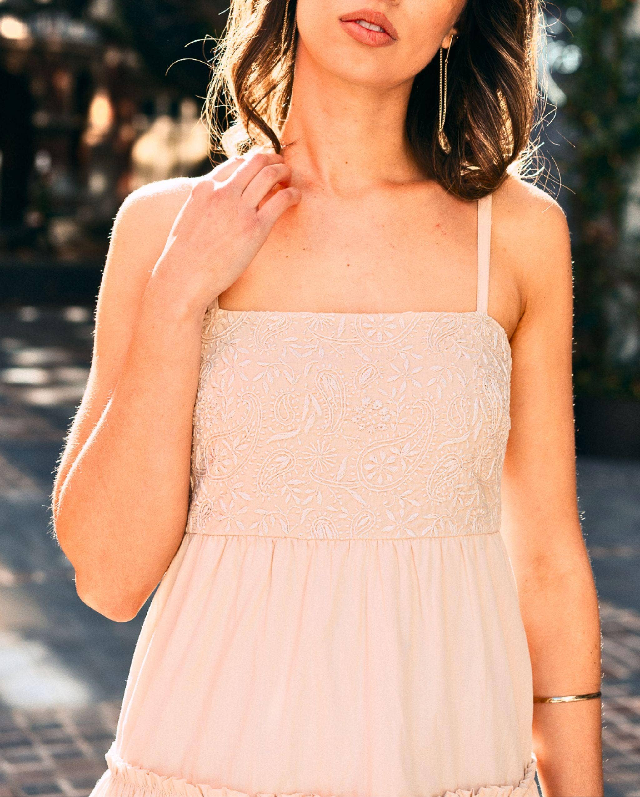 Kaasida | Women Fashion Boutique - Wholesale Dress - Women's - Zaafira Tiered Midi Dress1