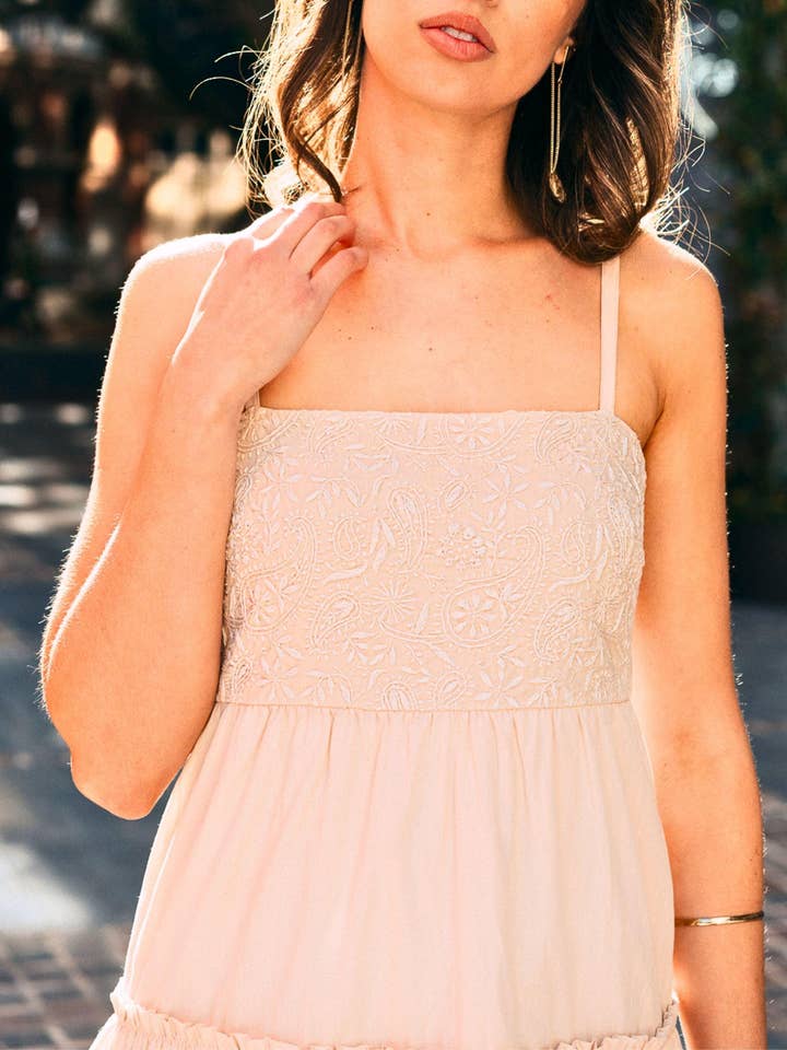 Kaasida | Women Fashion Boutique - Wholesale Dress - Women's - Zaafira Tiered Midi Dress1