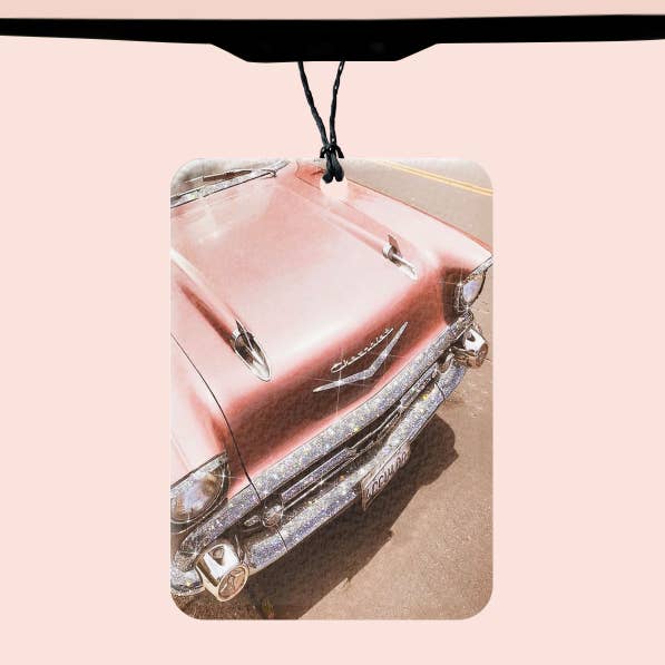 Désodorisant en feutre de voiture Sparkle pour la vente par Texas Petunias Boutique