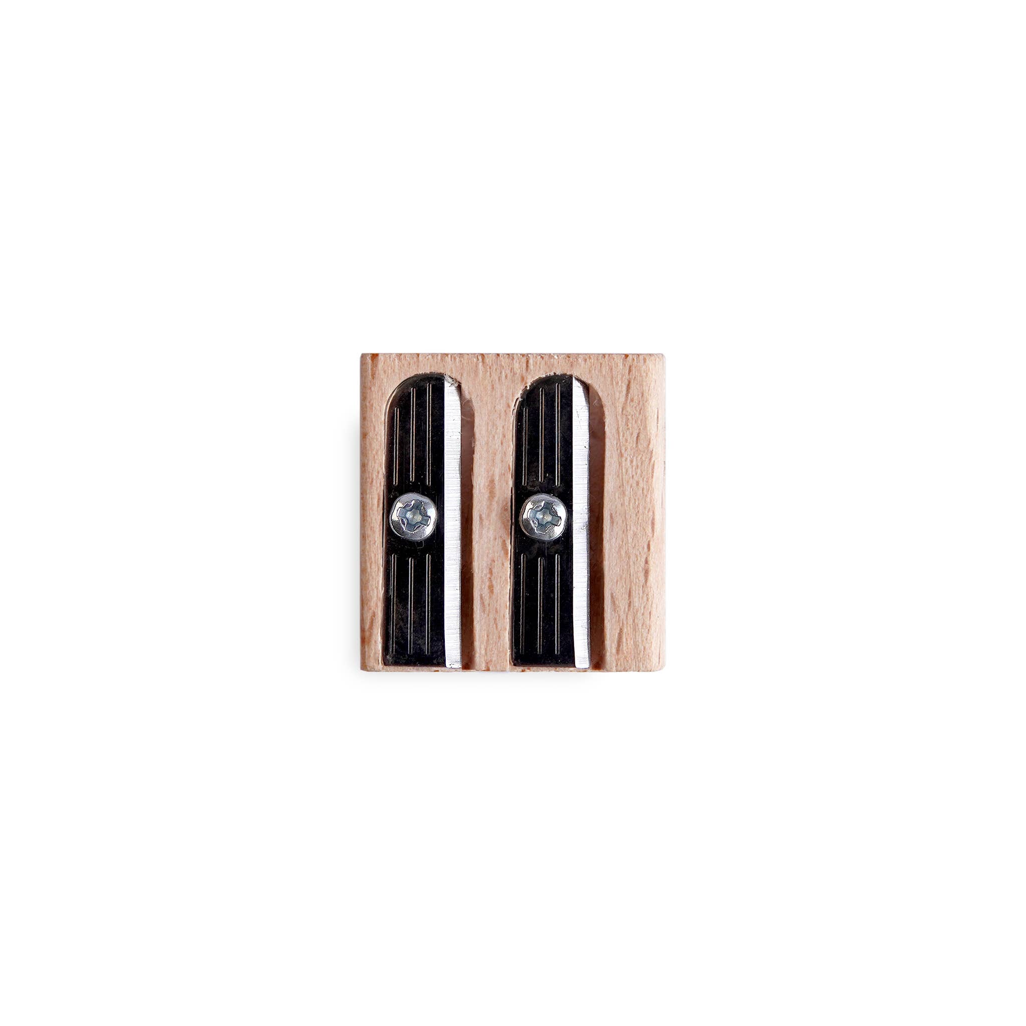 Odd Goose Stationery – wholesale Pencil sharpener – Odd Goose Wooden Double Sharpener1