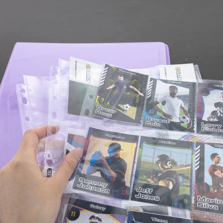 BAZIC Products - Wholesale Card Holder - Unisex - Trading Card Holders Top Loading 9-Pockets (10/Pack)4