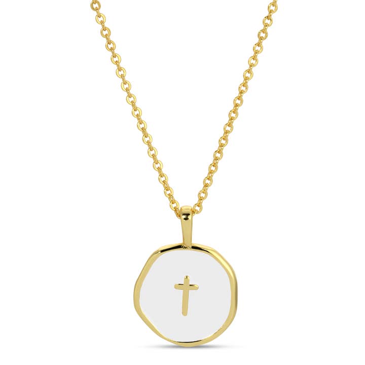 Tiny Cross Pendant Necklace and other Purchase Wholesale iris. Free Returns & Net 60 Terms on Faire trending on Faire.
