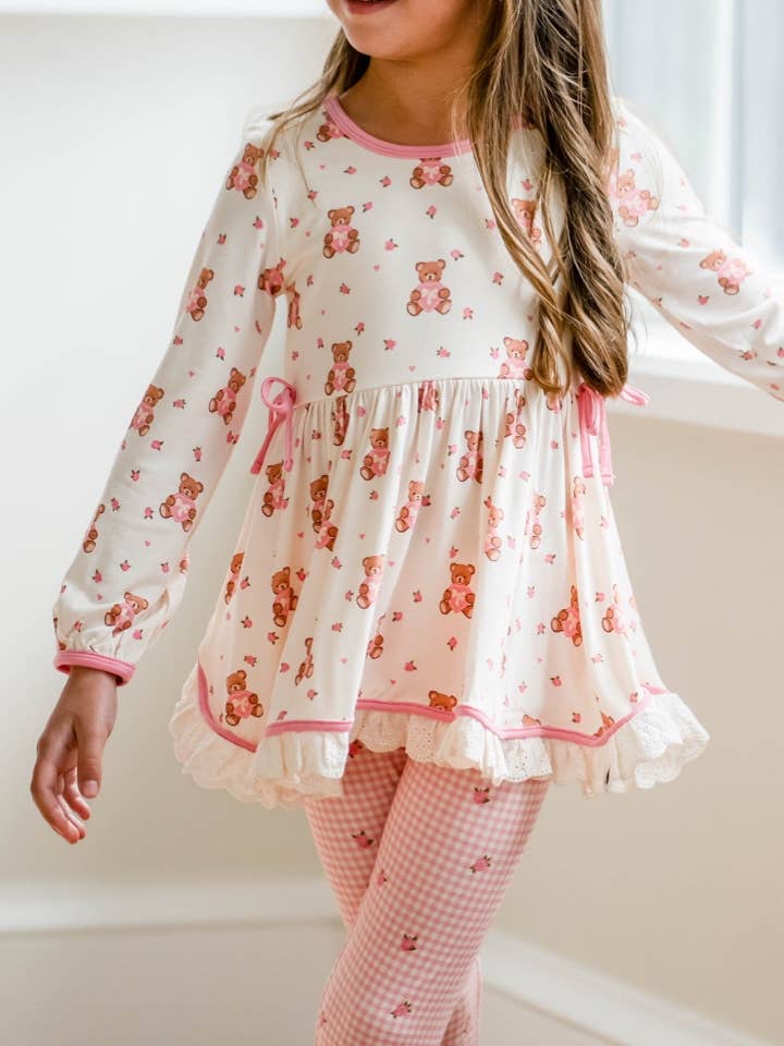 Beary Sweet Tunic Comfort Set for wholesale by Love and Grow Clothing Co