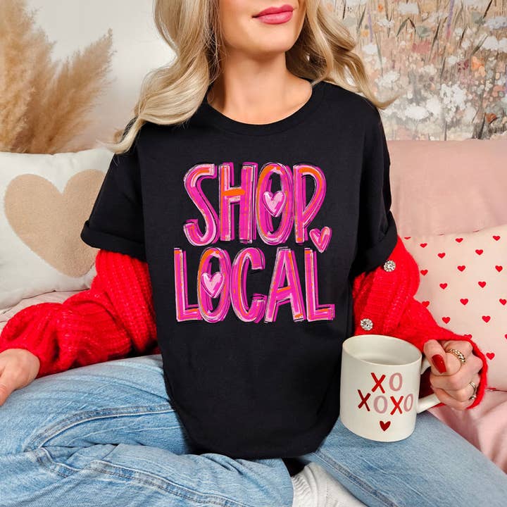 Trendy Transfers - Wholesale Sublimation Transfer - Painted Shop Local DTF Heat Transfer