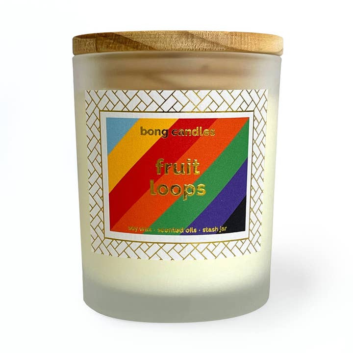 bougie Fruit Loops Stash Jar pour la vente par bong candles