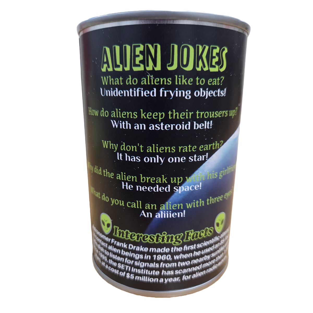 Canned Gifts – wholesale Gag gift/novelty gift – Canned Alien | Stuffed Plush | Funny Jokes Extraterrestrial1