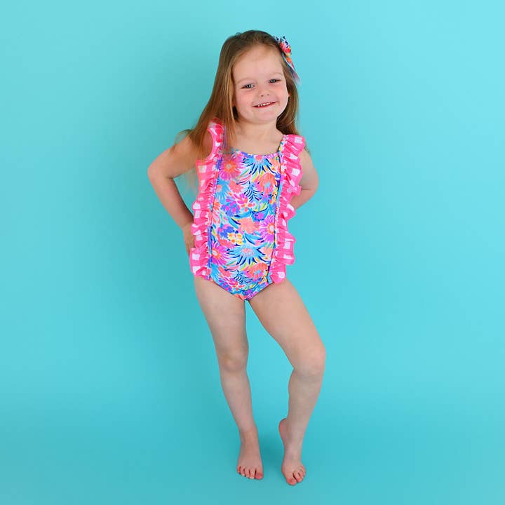Gigi and Max - Wholesale One Piece Swimsuit - Kids - Megan Floral TANK ONE PIECE SWIMSUIT7