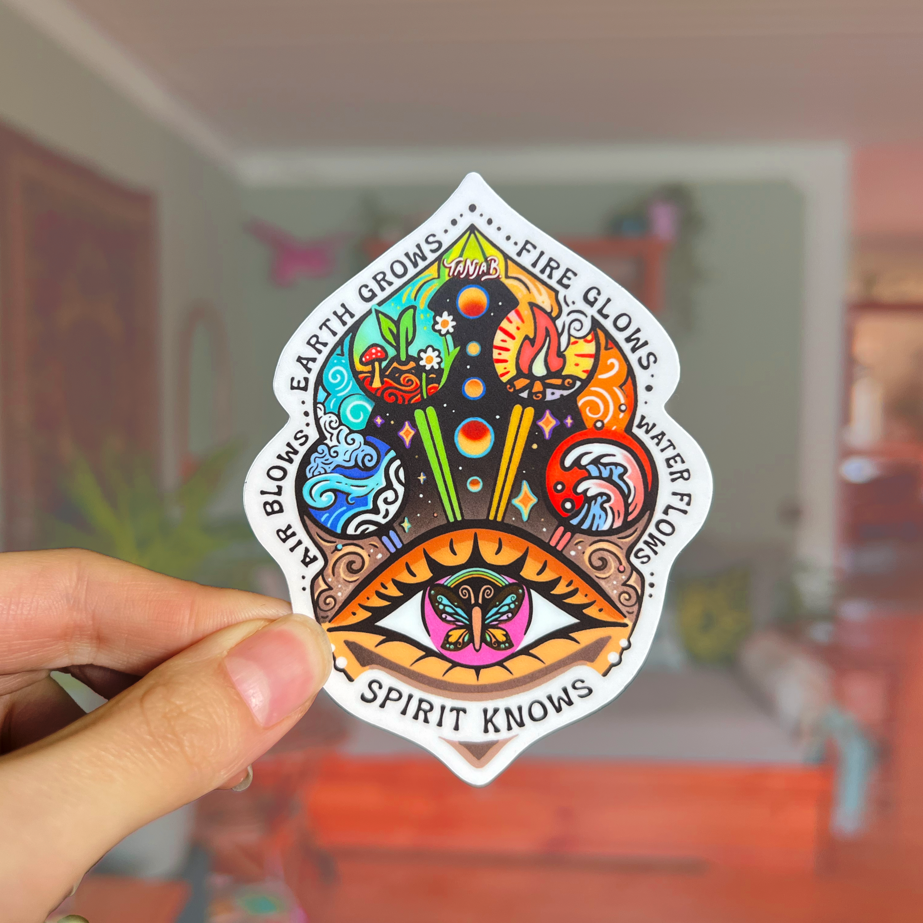 SeeknRevel - Wholesale Phone & Laptop Stickers - The 5 Elements - Sticker1