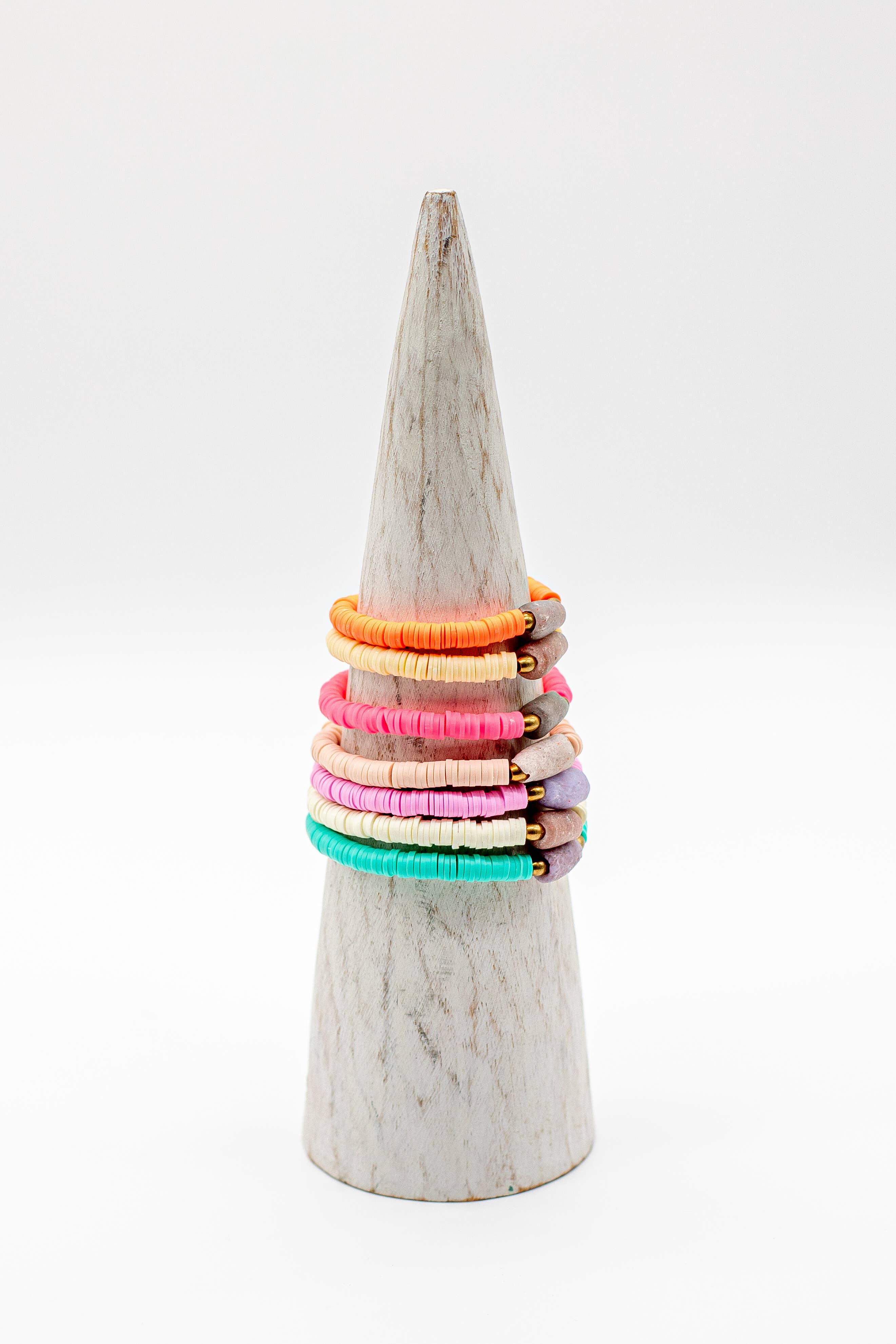 The Bead Project by TWOPU - Wholesale Beaded Bracelet - Vibe Bracelet | Heishi Beads & Recycled Glass Beads21