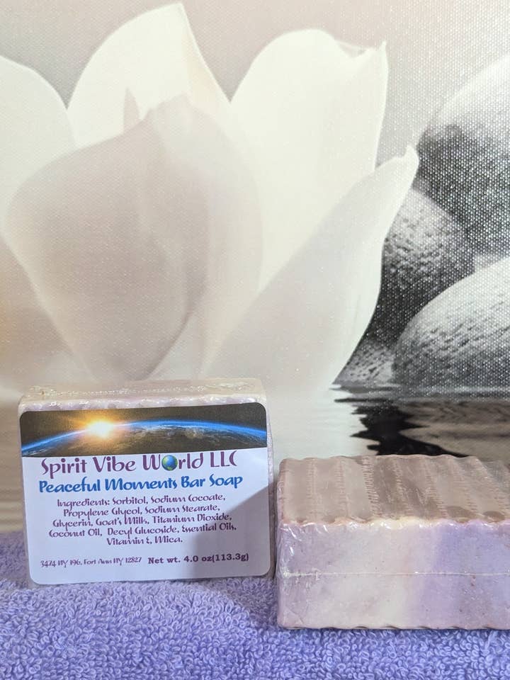 Peaceful Moments Bar Soap for wholesale by Spirit Vibe World LLC