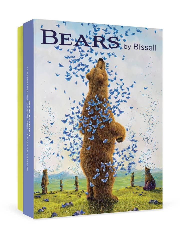 Bears by Bissell Boxed Notecard Assortment for wholesale by Pomegranate