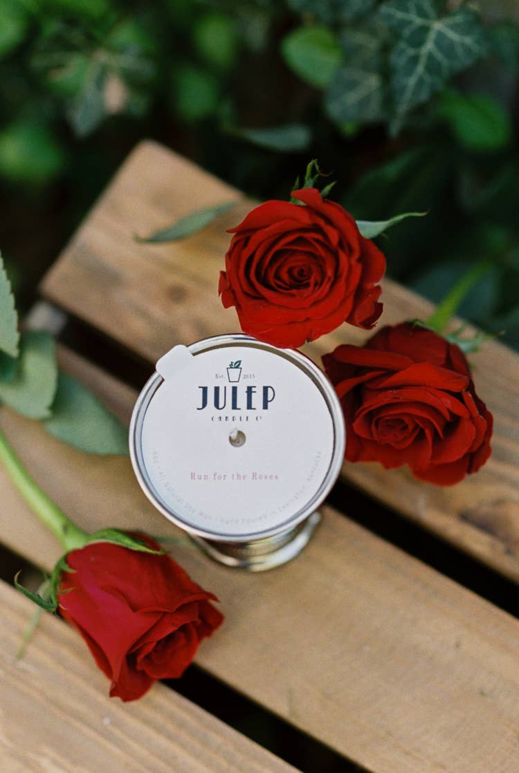 Julep Candle Co - Wholesale Travel Candles - Run for the Roses Candle