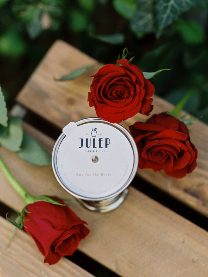 Run for the Roses Candle for wholesale by Julep Candle Co