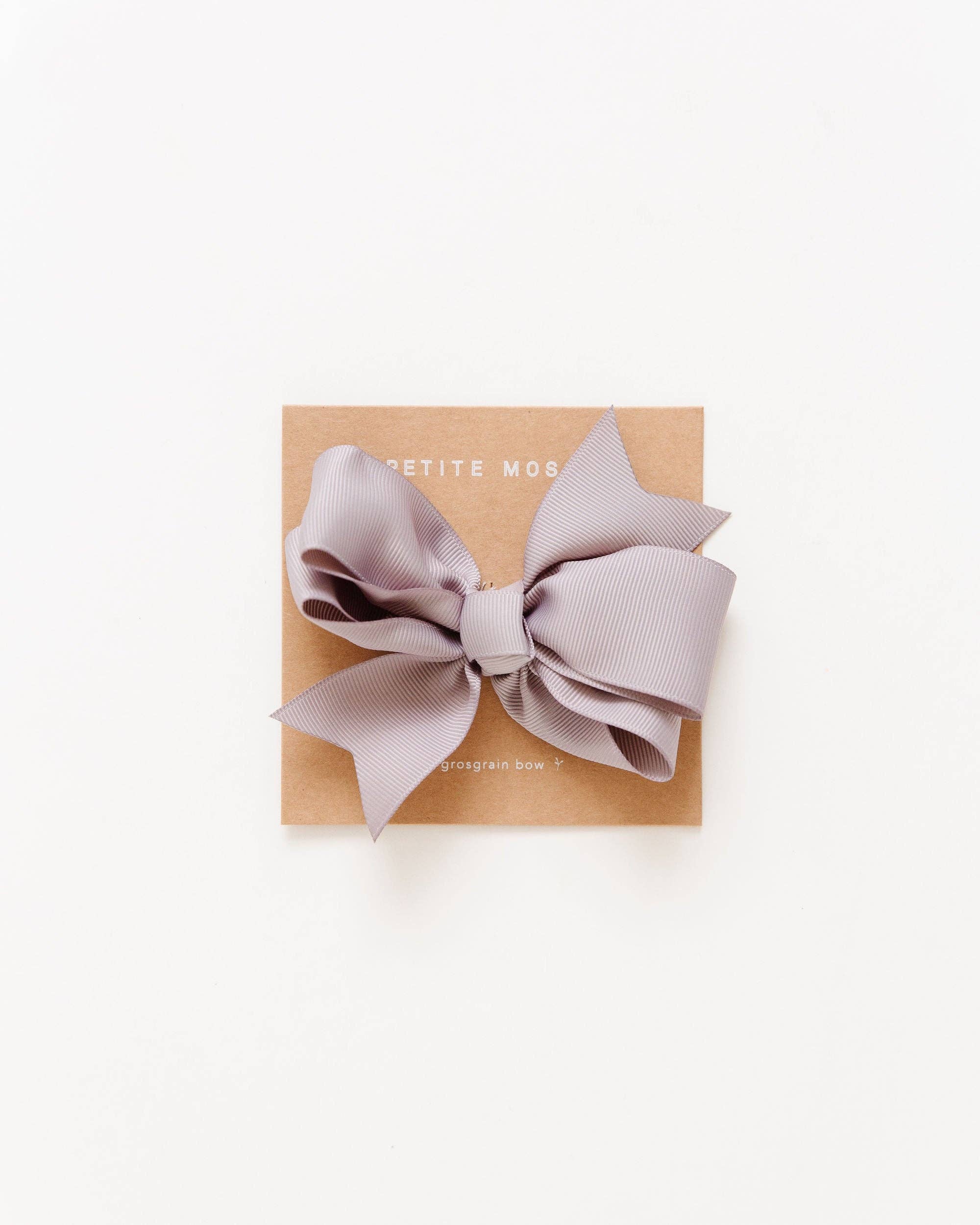 Petite Moss – wholesale Hair bow – Kids – Grosgrain Bow Clip5