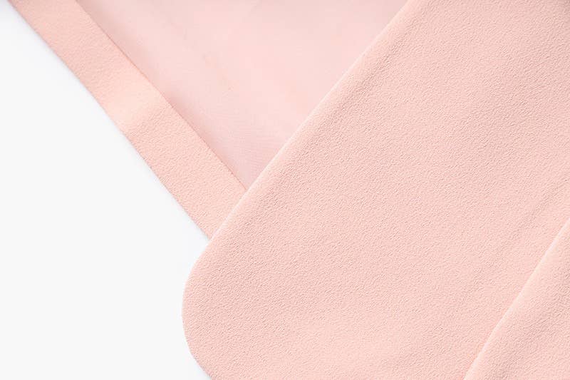 Lyserød BL8-6L Chic Pink 3/4 ærmet jakke med kontrastsøm for engroshandel på Faire9