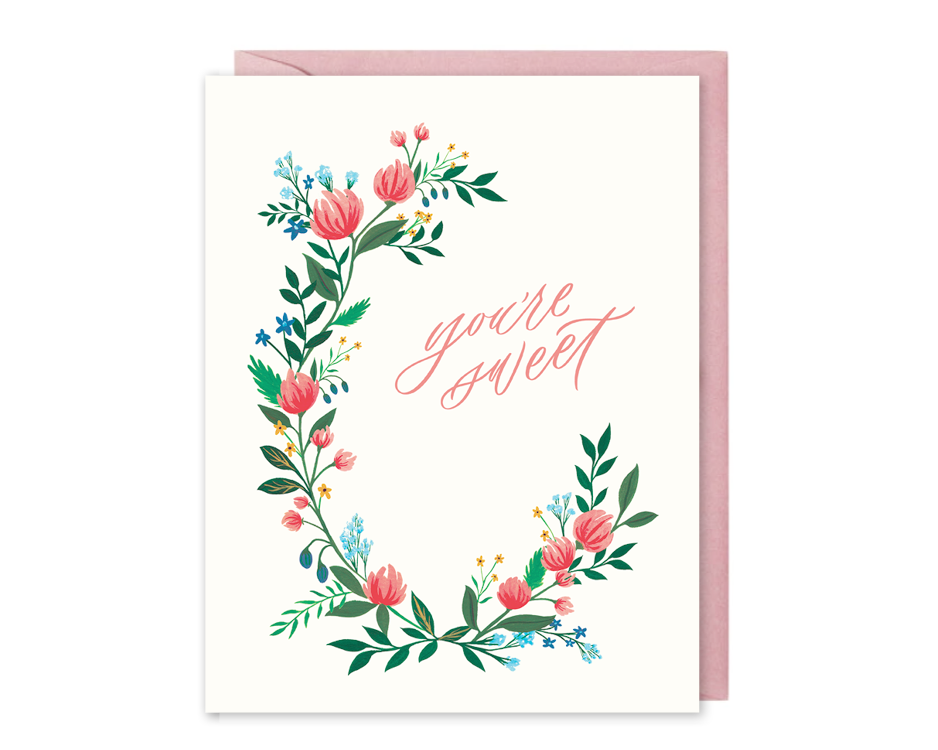 Selah Paper - Vente Cartes de déclaration d'amour - Vous êtes Sweet Card0