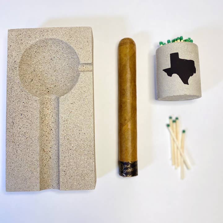 NATURAL BY HAGELSIEB - Wholesale Ashtray - CONCRETE CIGAR ASHTRAY2