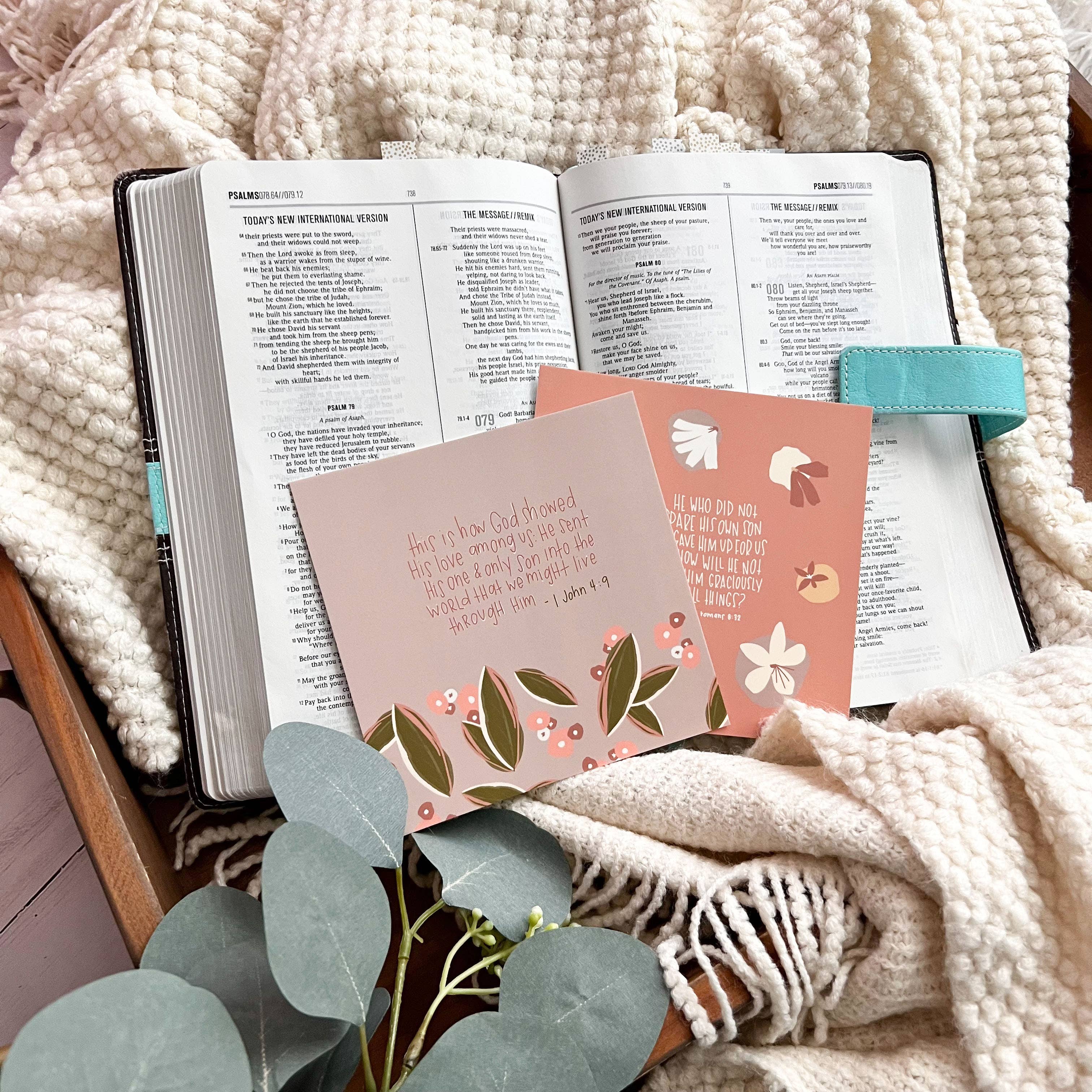 swaygirls – Cartão religioso por atacado – Cartões de memória da Bíblia | Cartões de estudo da Bíblia | João 3:167