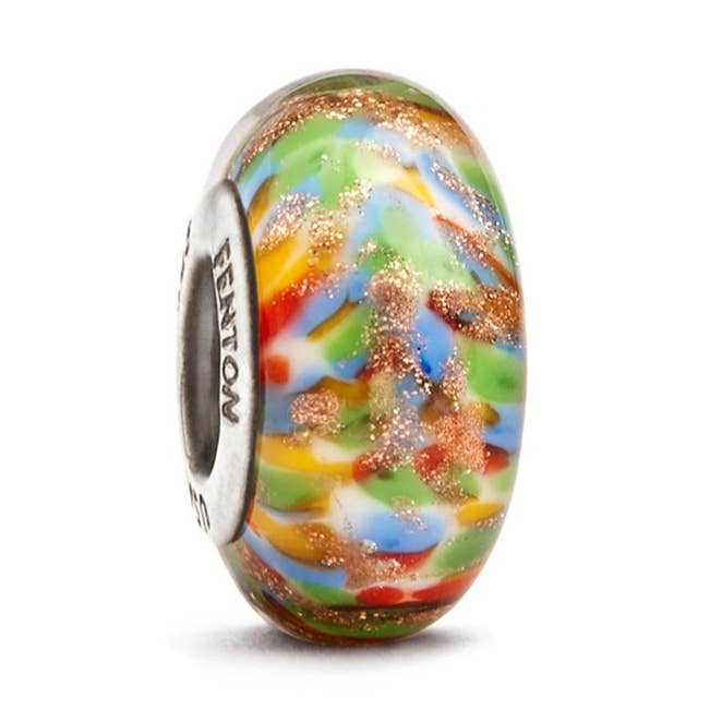 Handgefertigte Glasperle „Confetti“ für den Großhandel von 1771 Philadelphia Glass Works