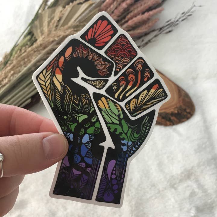 Pride Fist for wholesale by WhitePaigeBlackInk