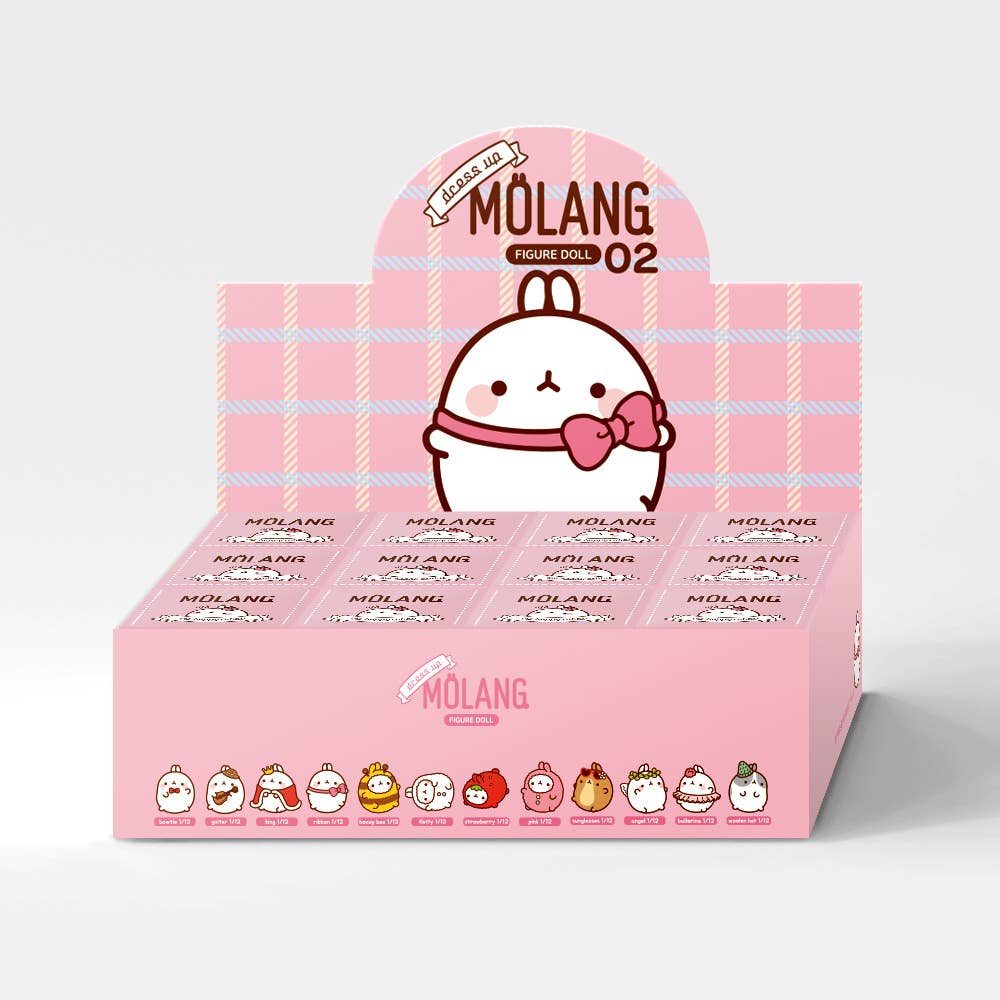 K-Wonderland – wholesale Figurine toy – Kids – Molang Costume Dress up Random Figurine Toy Vol2 Box 7