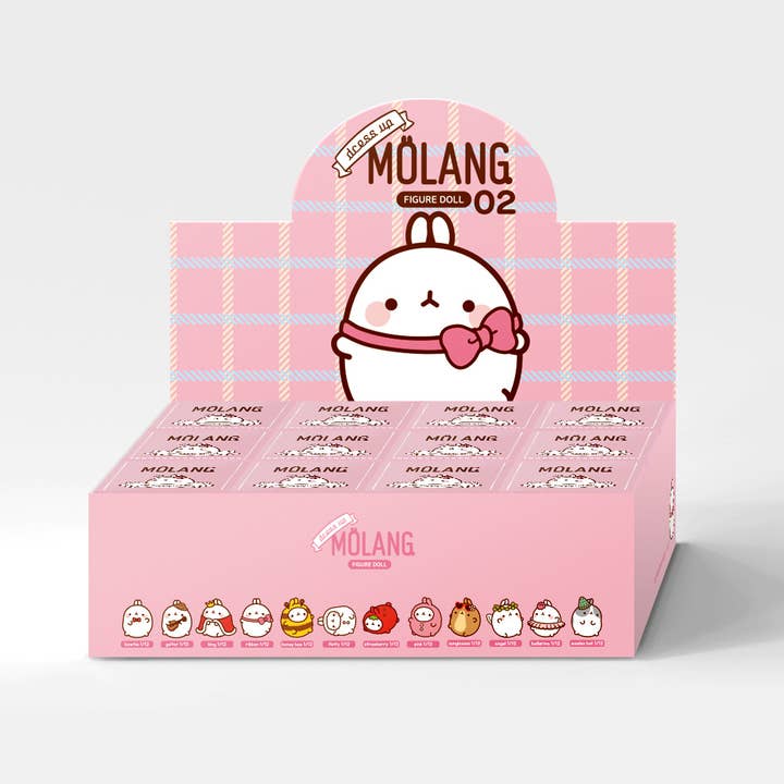 K-Wonderland – wholesale Figurine toy – Kids – Molang Costume Dress up Random Figurine Toy Vol2 Box 7