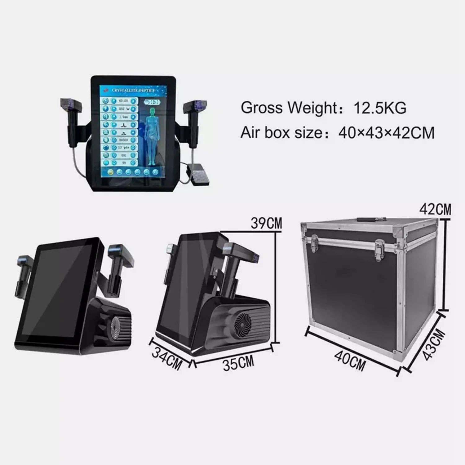 Cavitation Machines - Wholesale Electronic Skincare Device - Shape Tactics Morpheus 3-in-1 Gold RF & Cold Therapy System8